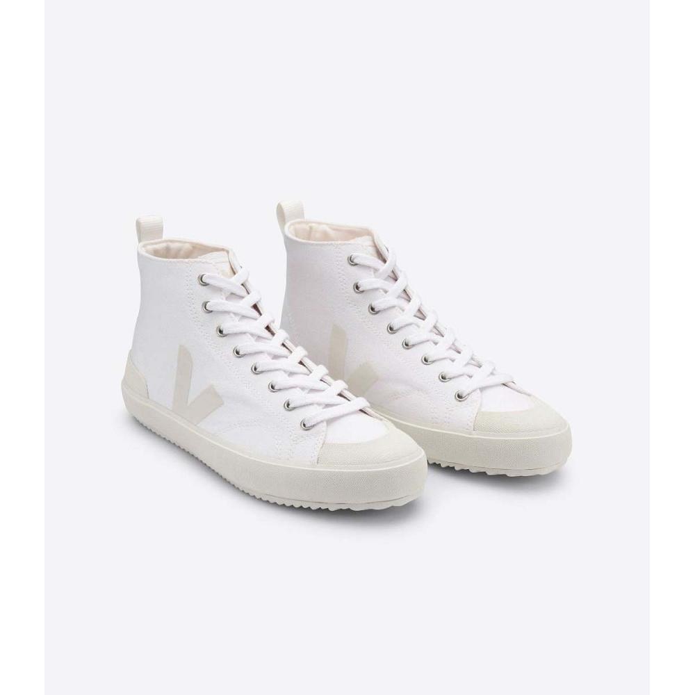 Veja NOVA HIGH TOP CANVAS Topanky Panske Biele | SK 251CTV